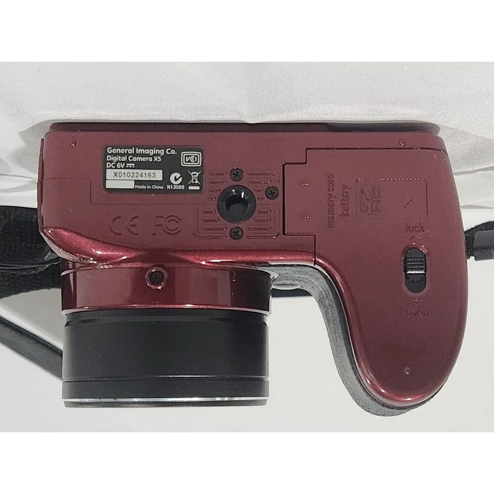 GE X5 Power Series Digital Bridge Camera Red General Imaging For Parts or Repair